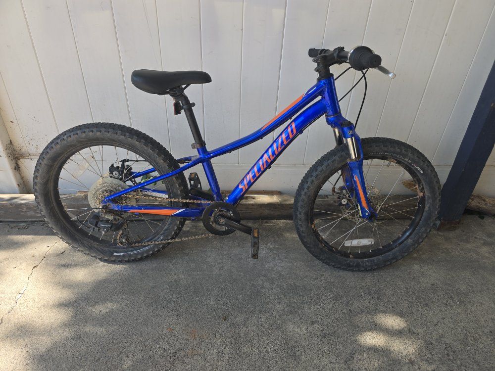Specialized Rip Rock Kids' Mountain Bike, Blue, 20-inch Wheels