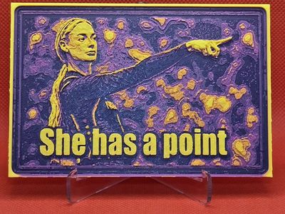 Sophie Cunningham 3D Pointing Meme