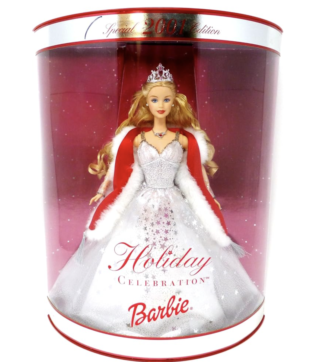 Vintage Mattel Holiday Celebration Special Edition 2001 Barbie Doll #50304