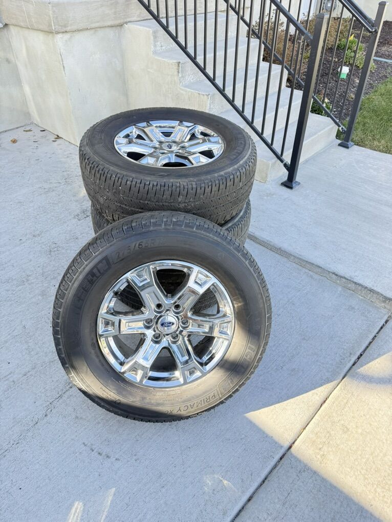 Ford F150 Rims and Tires 275/65R18 Michelin