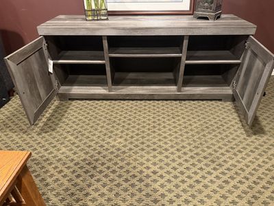 Furniture Row Weathered Gray Farmhouse TV Stand / Media Console