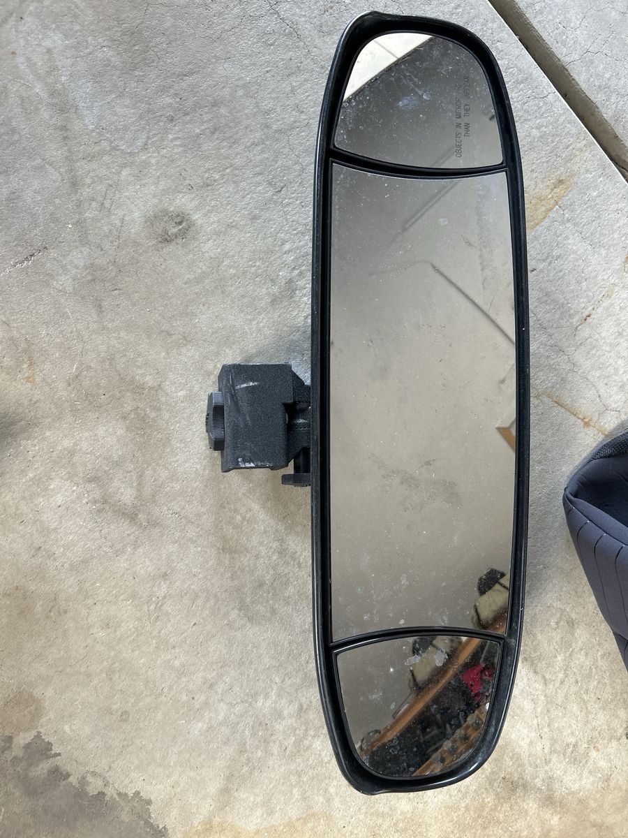 CIPA 3-Panel Universal Clamp-On Marine Rearview Ski Boat Mirror