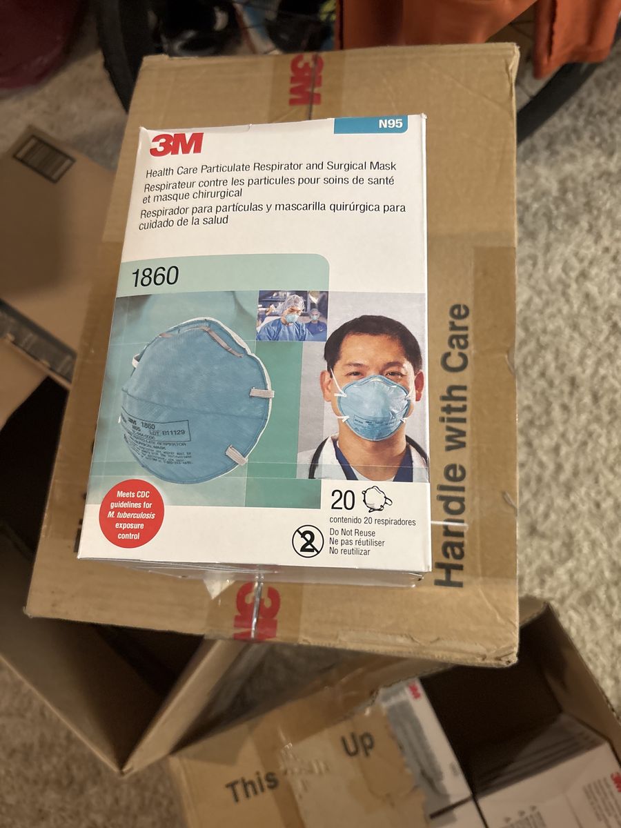 3M N95 Masks- Box Of 20 X 6 Boxes