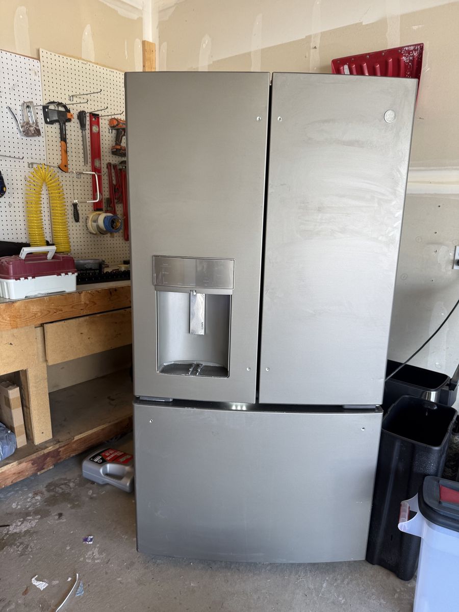 GE French Door Refrigerator - Stainless Steel, Bottom Freezer with Ice/Water Dispenser