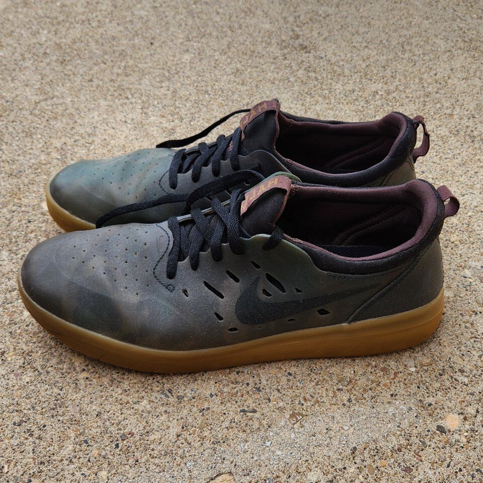 2019 Nike SB Nyjah Premium Camo skateboard shoes