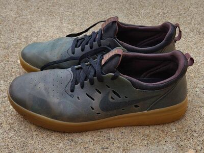 2019 Nike SB Nyjah Premium Camo skateboard shoes