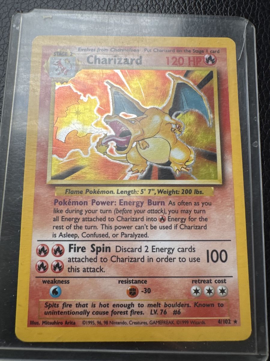 Base Charizard Card Holo