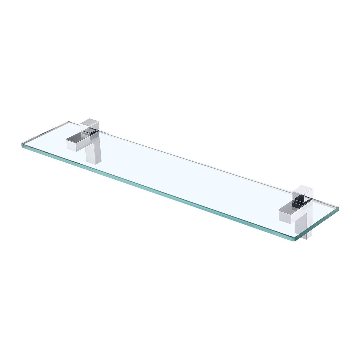 New Bathroom Shelf 24 Inch Glass Shelf Wall Mounted Tempered Glass Shelve