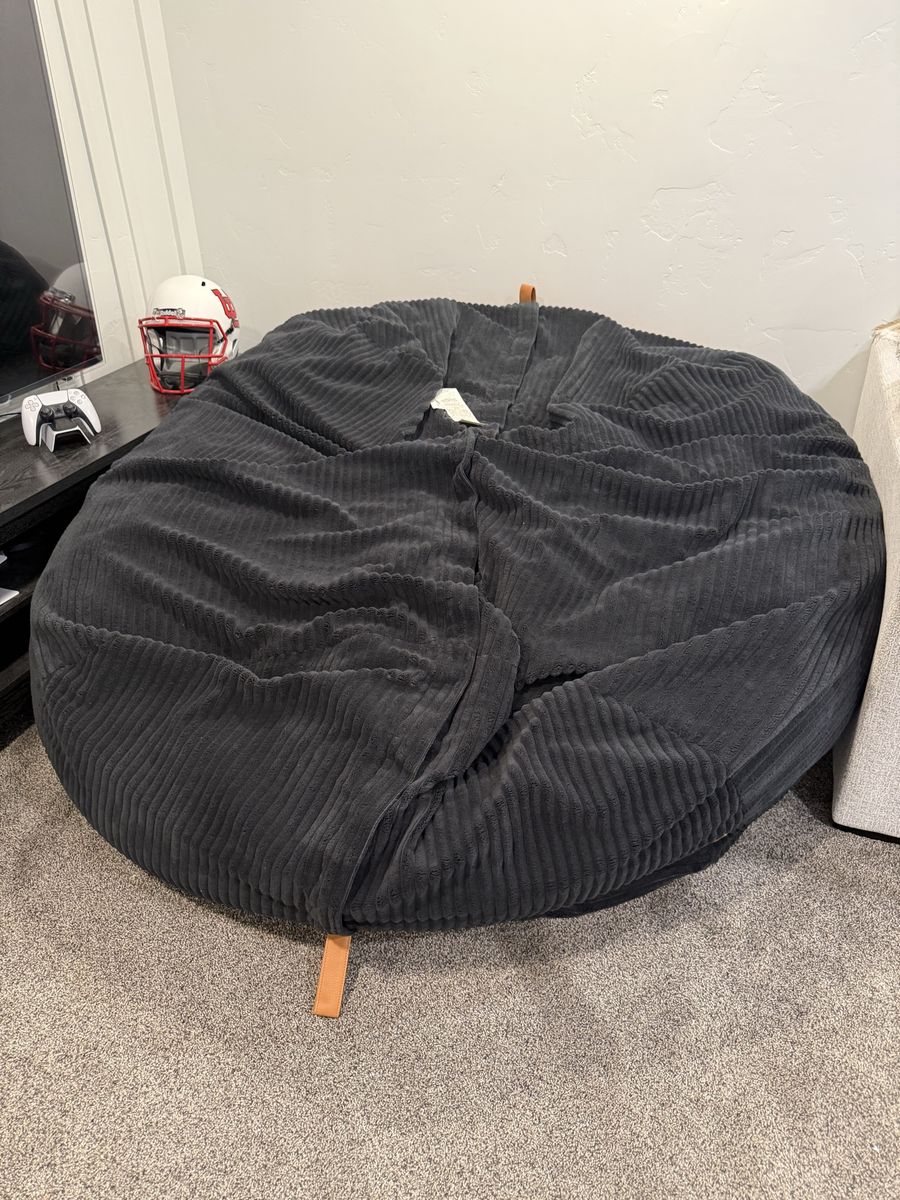 Big Joe Black 8 ft Beanbag