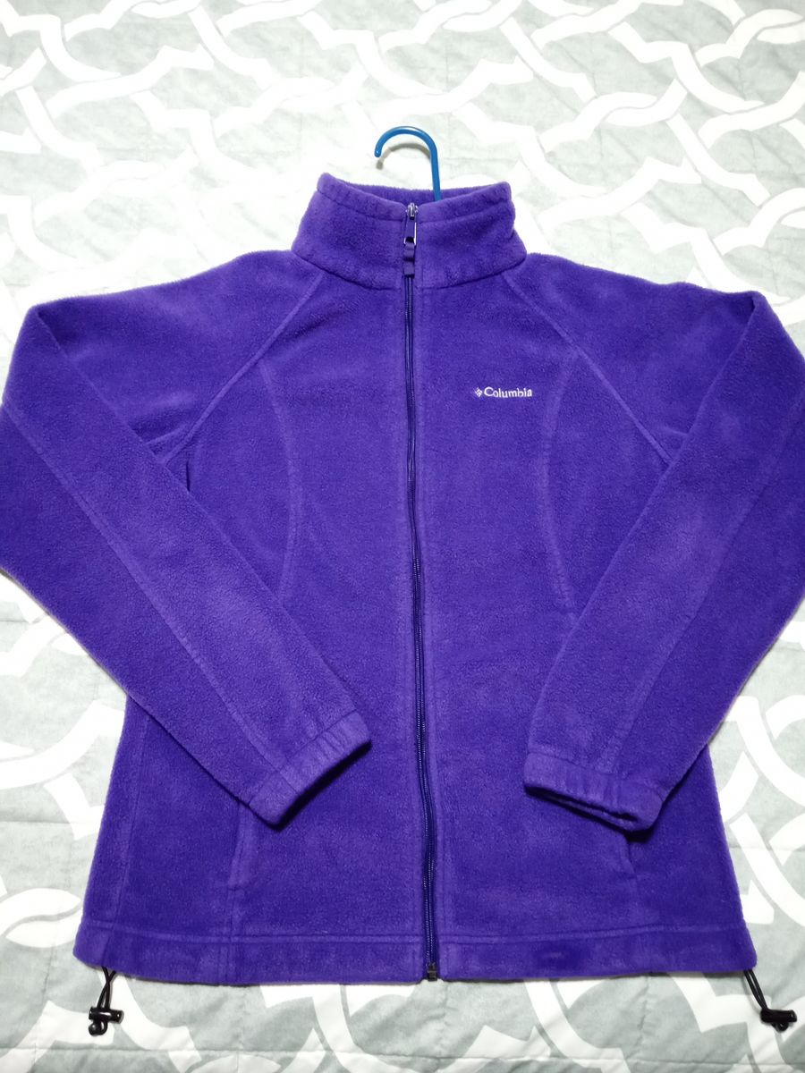 Columbia Sportswear Company Purple Fleece Jacket Size Medium
