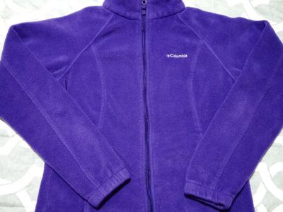 Columbia Sportswear Company Purple Fleece Jacket Size Medium
