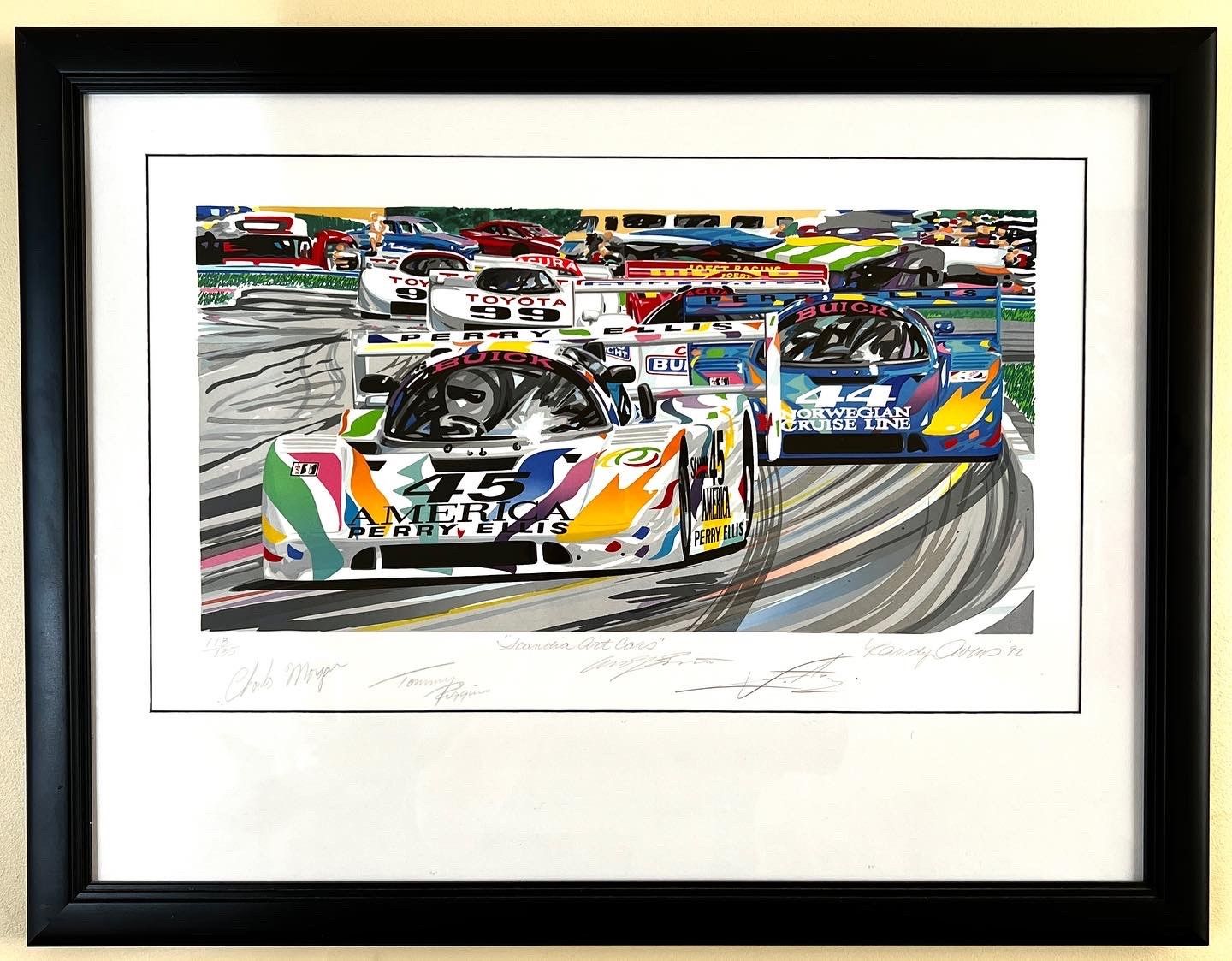 SCANDIA ART CARS SERIGRAPH BY RANDY OWNES