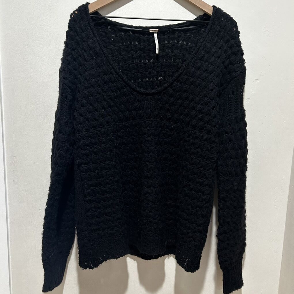 Free People Crashing Waves Oversized Knit Sweater