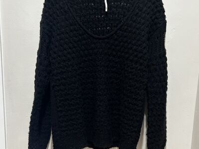 Free People Crashing Waves Oversized Knit Sweater