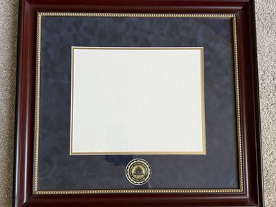Brigham Young University BYU Diploma Frame - Mahogany Finish with Gold Accents, Official University Seal