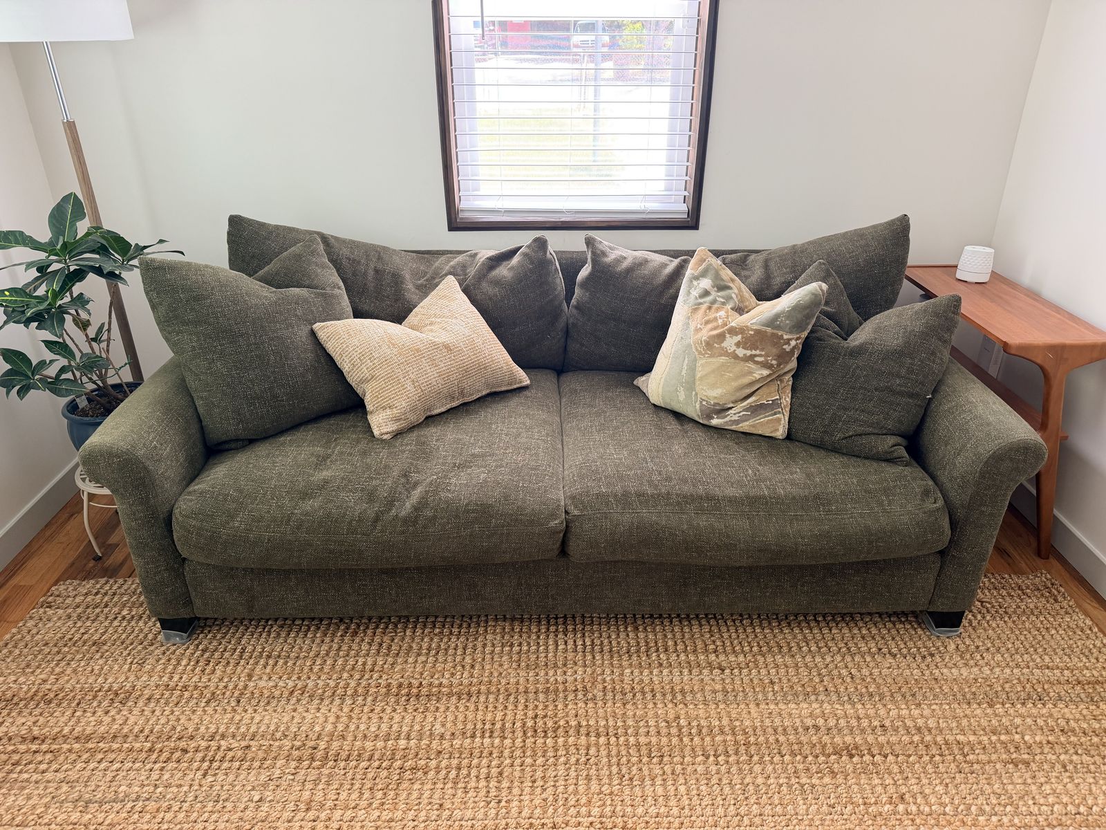Oversized Sofa — Feather Fill, Deep Seats | $200
