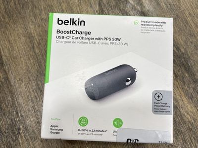 Belkin BoostCharge 30W USB-C Car Charger