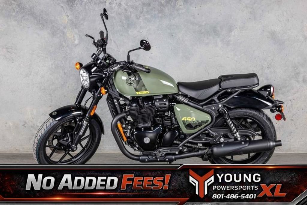 2026 Royal Enfield Shotgun 650 Green Drill