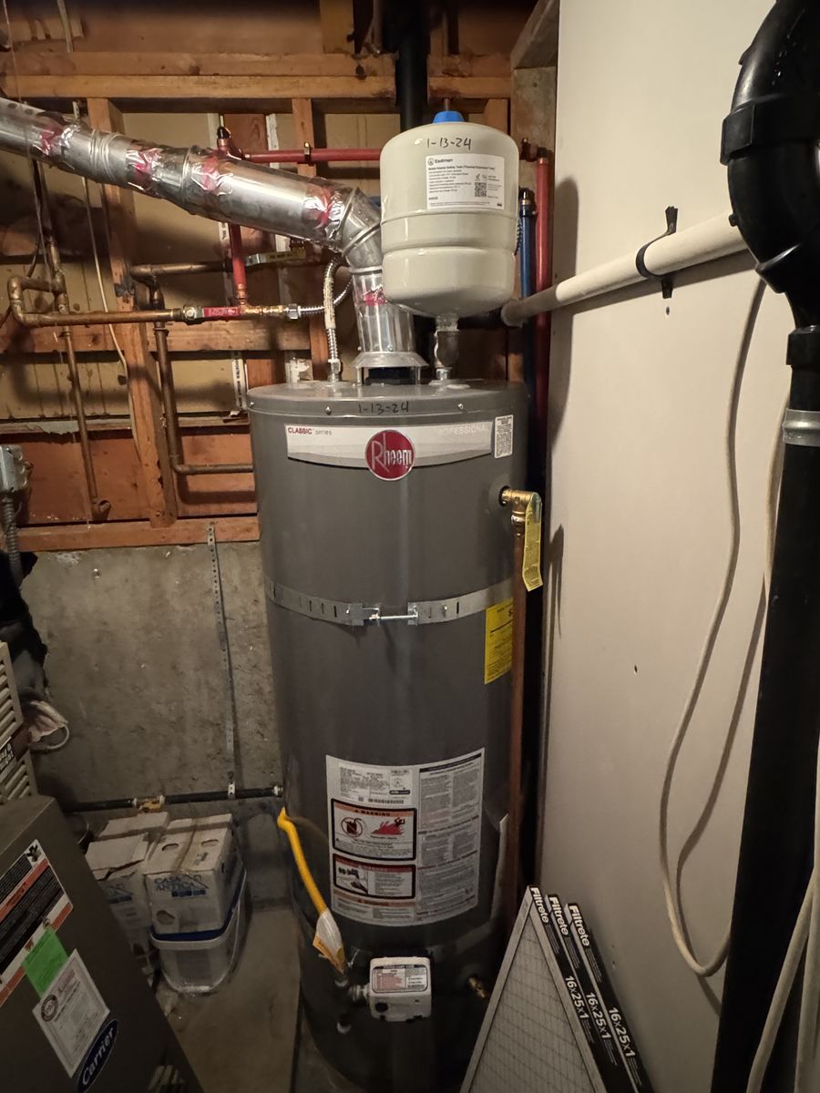 Rheem 50 gallon water heater