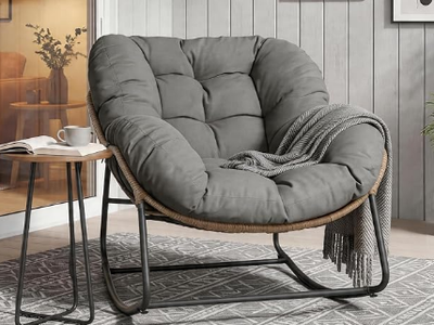 Oversized Egg Rocking Chair for Indoor/Outdoor