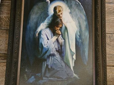 16x20 Print...This is a religious painting titled "Agony in the Garden" (1898) by the Danish artist Frans Schwartz. Beautiful Fr