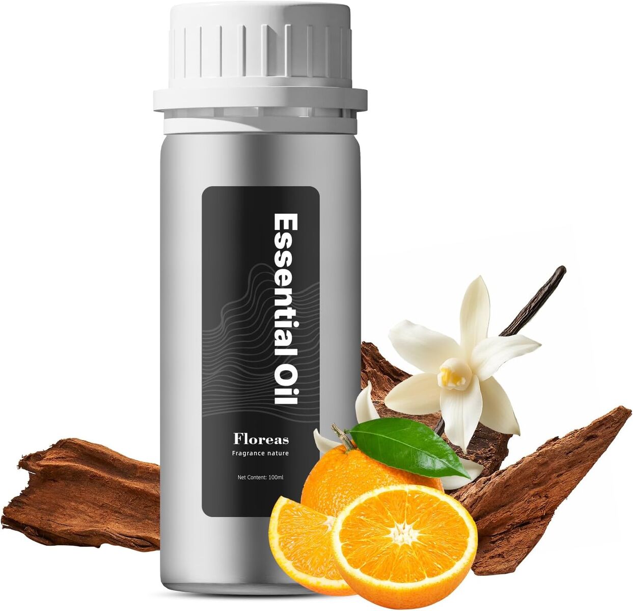 NEW Floreas Luxury Scents for Hotel, Scent Diffuser Oil - Waterless Diffuser Aromatherapy Fragrance Oil-100mL 3.38 fl oz (100ml)