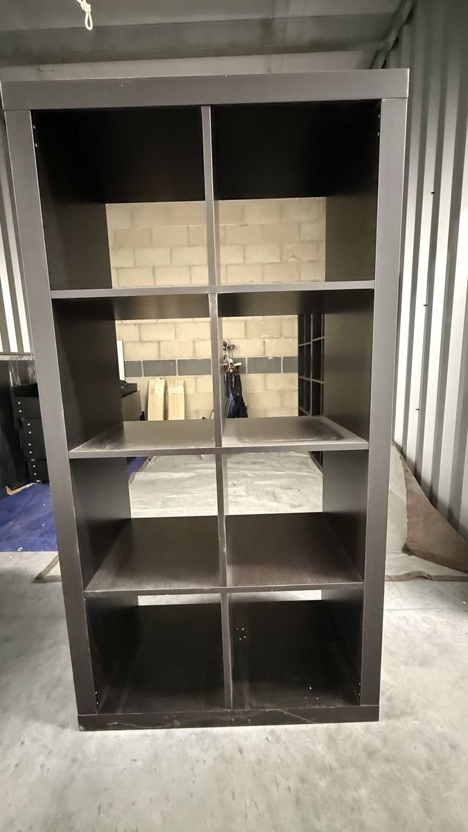 IKEA EXPEDIT 8-Cube Shelf — Black-Brown — $50 each / $130 for all 3