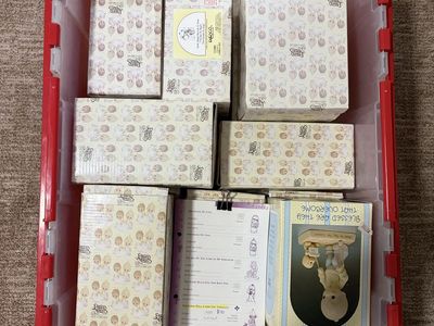 Vintage Precious Moments Figurine Lot – 1986–1989 Enesco Pieces, Boxed