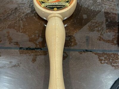 Vintage Shock Too Belgian White Beer Tap Handle
