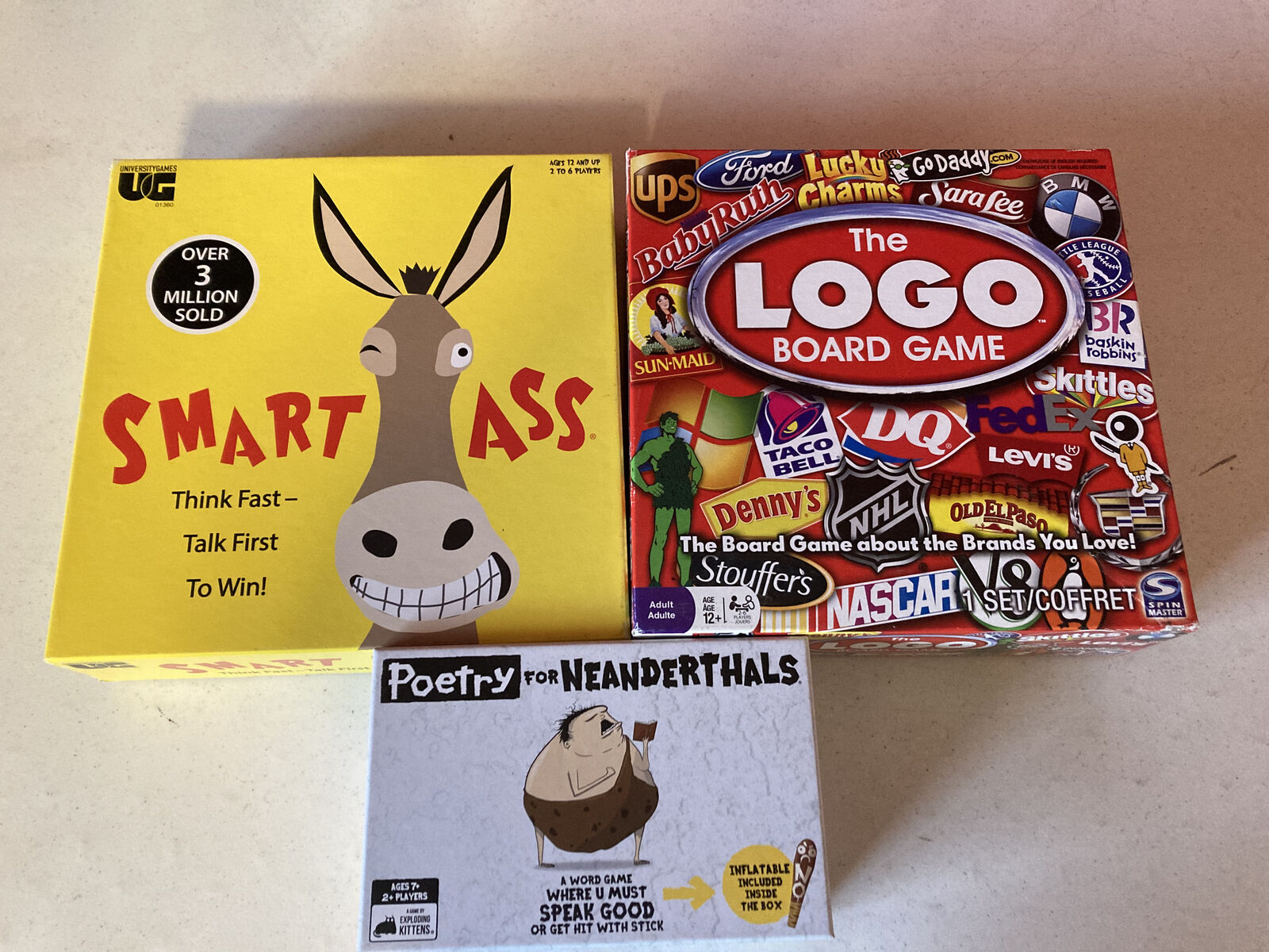 Family Games: Smart Ass, LOGO and Poetry for Neaderthals