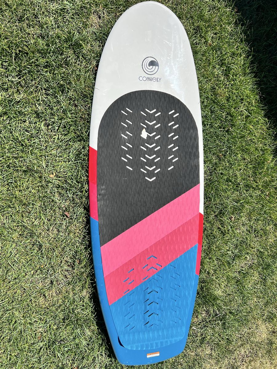 Connelly Baja 4'10" Wakesurf Board, White/Red/Blue, Used