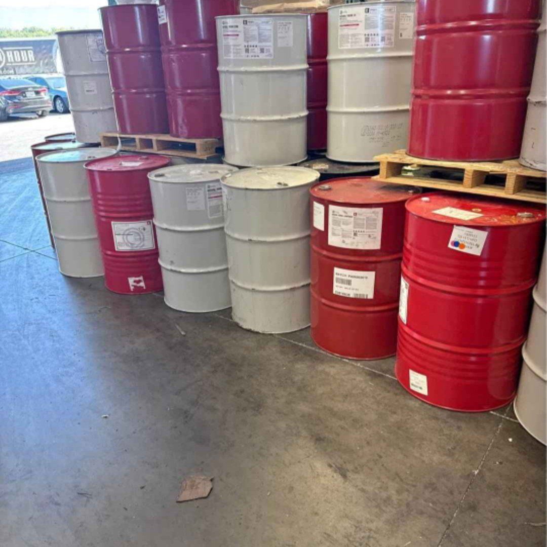 metal barrels