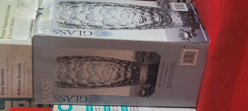 Glass Vase new in the boxs