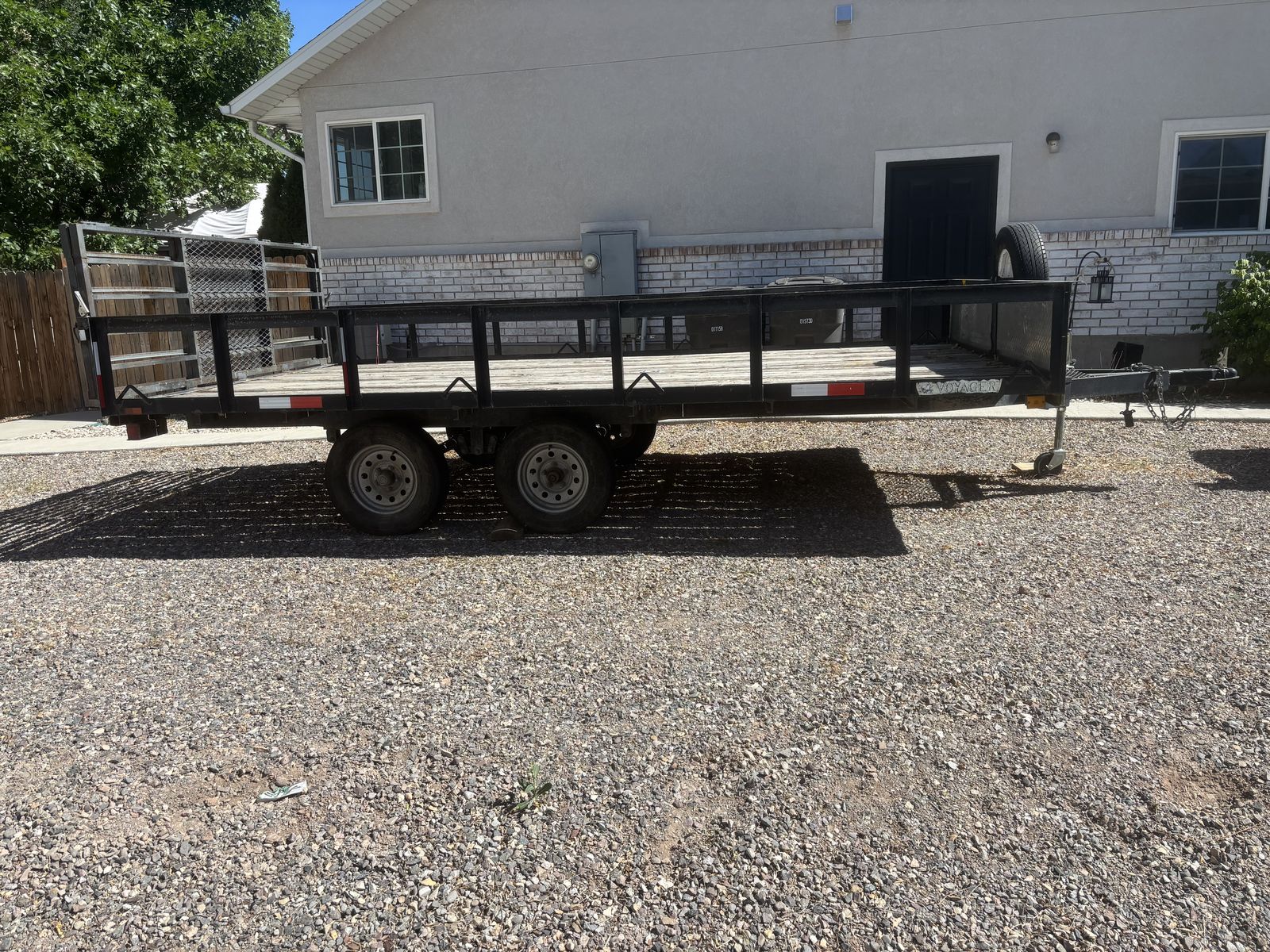 Voyager 14’ deck over tandem axle utility trailer