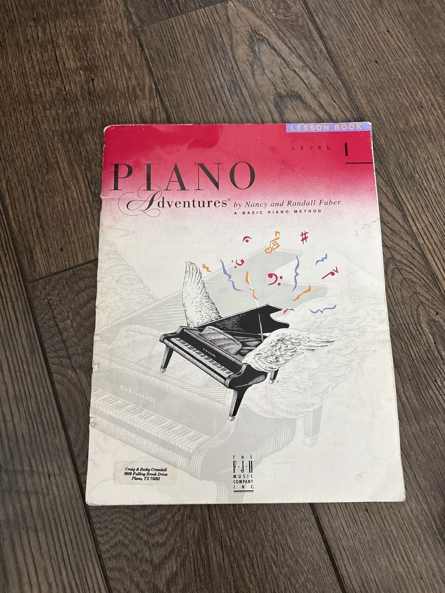 Piano Adventures Lesson Book Level 1 by Faber - A Basic Piano Method