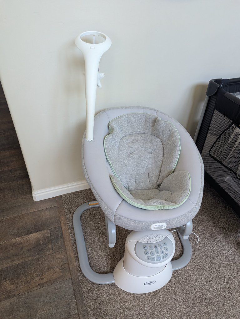 Graco Soothe My Way Baby Swing & Portable Rocker - 8 Motions