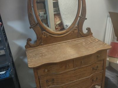 Vintage Dresser with Mirror