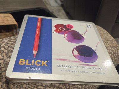 Blick Studio 24-Count Artists' Colored Pencils - High Pigmentation, Blendable, Fade-Resistant