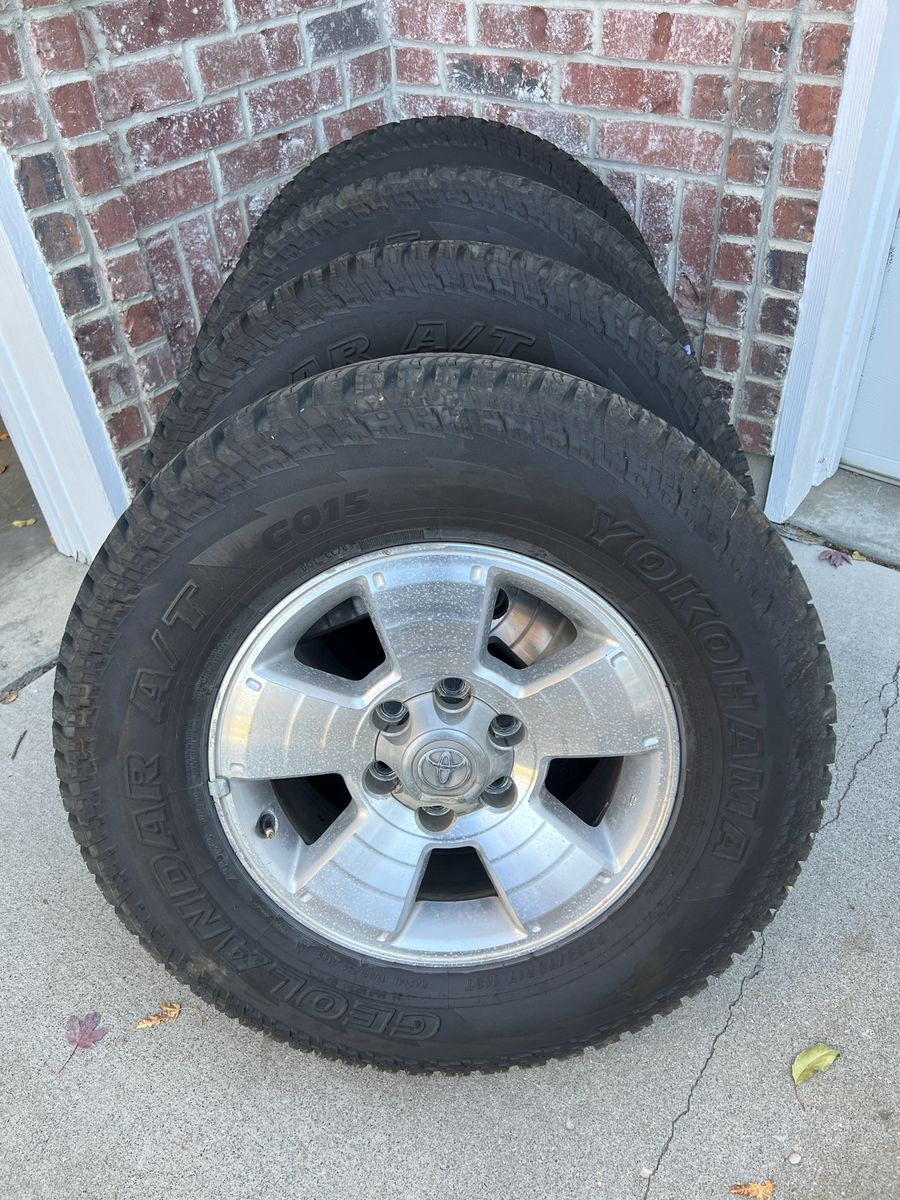 Tacoma Wheel Set w/ Yokohama Geolander Tires