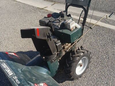 craftsman snow blower runs
