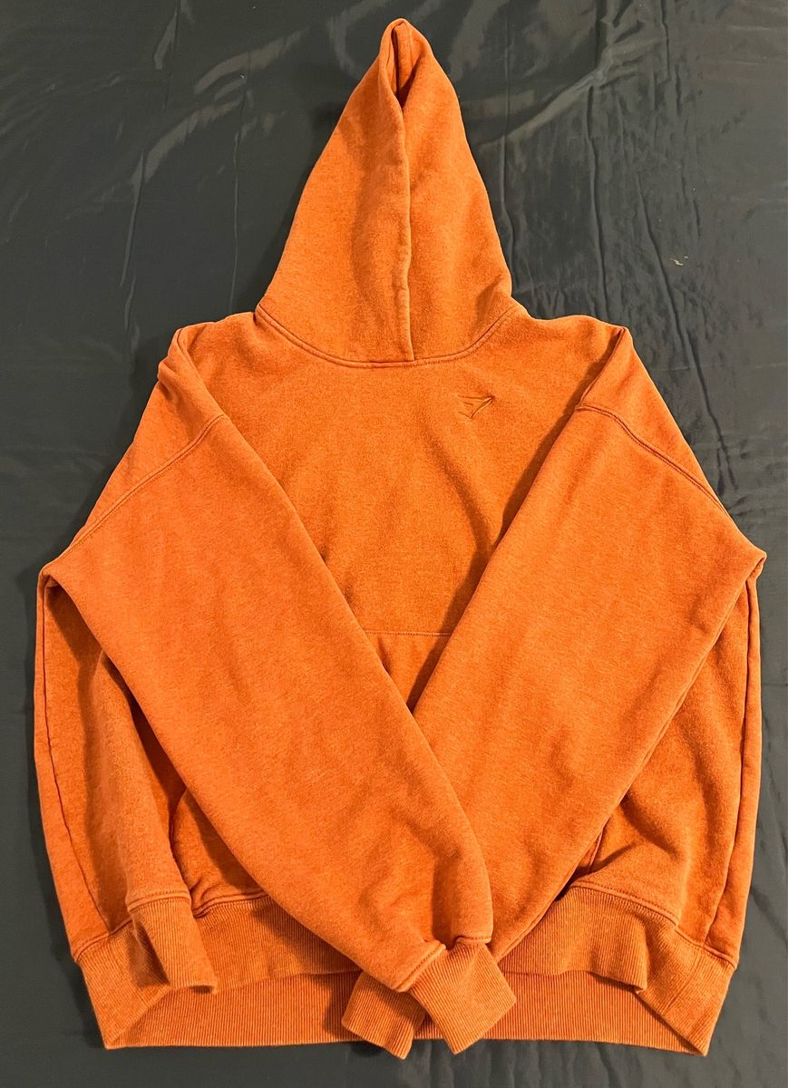 Gymshark Orange Pullover Hoodie Size XS