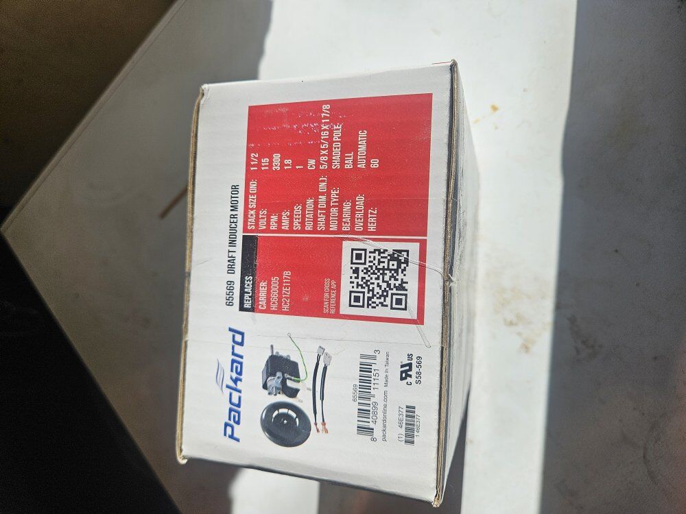 carrier draft inducer motor kit