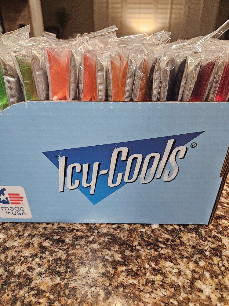 Icy-Cools POP-ICE 8"x12" Reusable Ice Mat - BPA-Free, Lasts 30% Longer (Assorted Colors) 12 pack