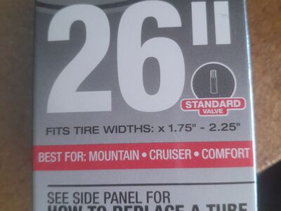 Flat Tire? Bell 26" Bike Tubes -- NEW in box