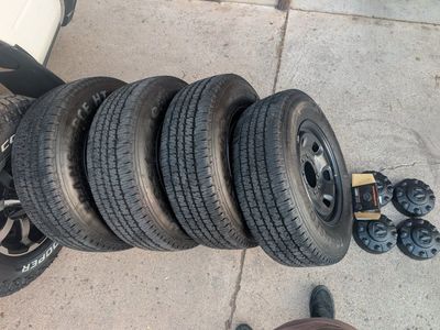 LT245/70/R17 Firestone Transforce HT & rims