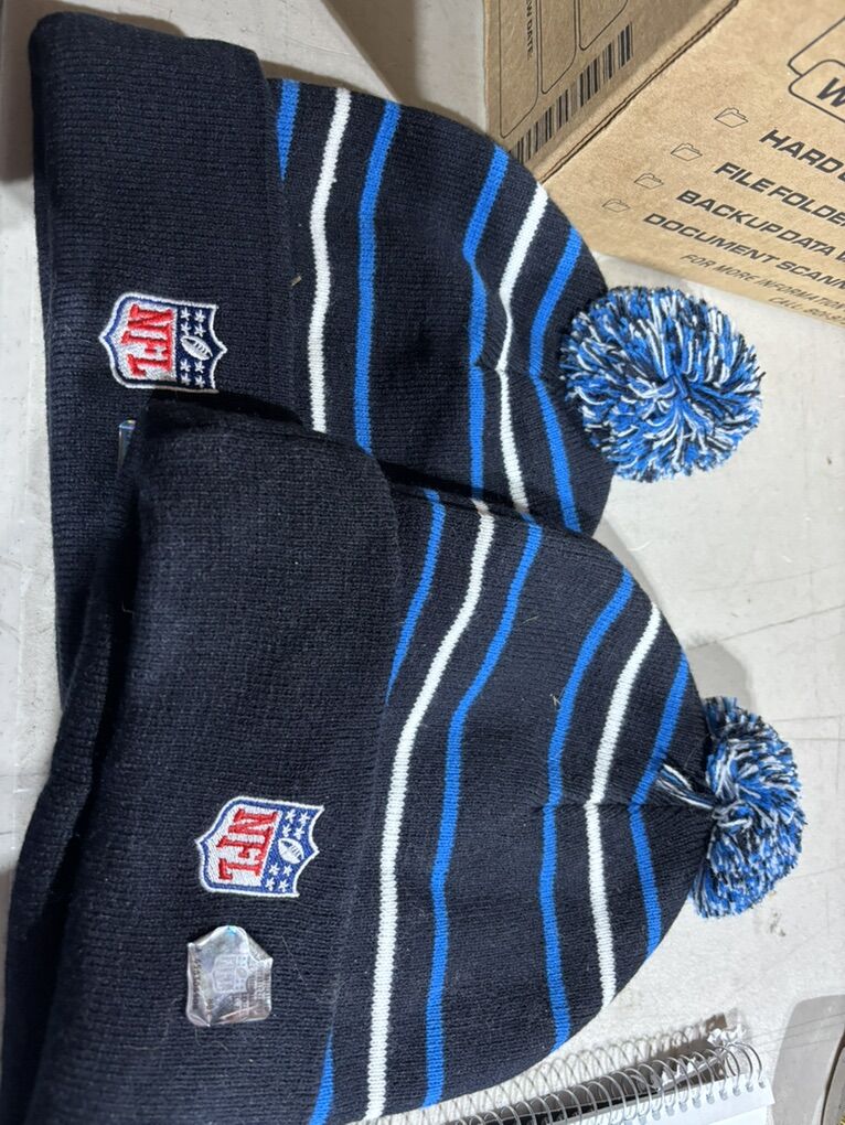 2 NEW BUDWEISER BEANIE CAPS