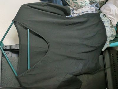 plain black shirt v-neck