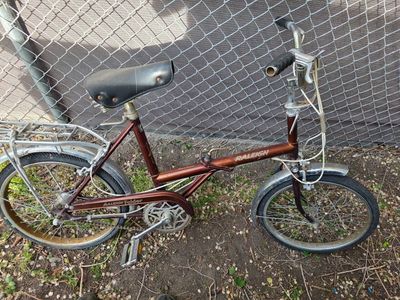 1970's Vintage Raleigh Folder 3 Speed Bicycle