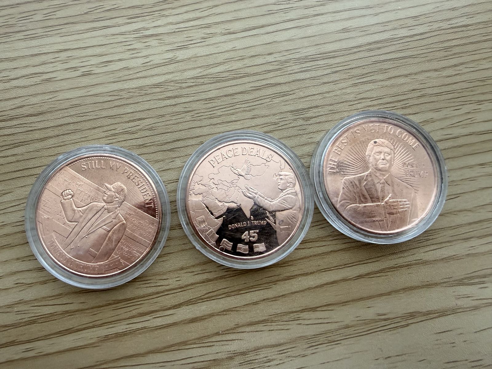 Limited mintage donald trump 45th president copper rounds