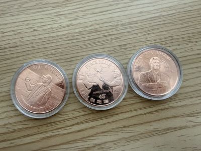 Limited mintage donald trump 45th president copper rounds